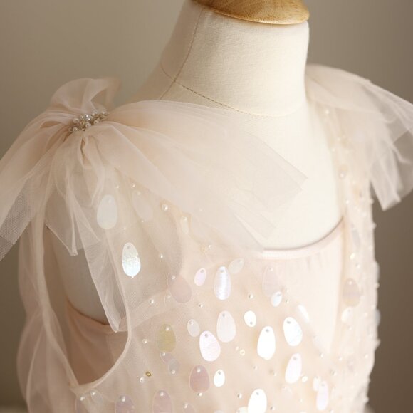 Tutu Du Monde Heart of Glass Tutu Tulle Dress Vanilla Size 10/11 NWT Party - Picture 3 of 9